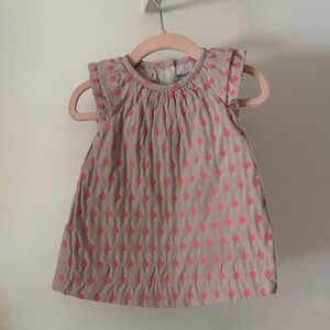 Gap Baby 3-6 month Pink Polka Dress